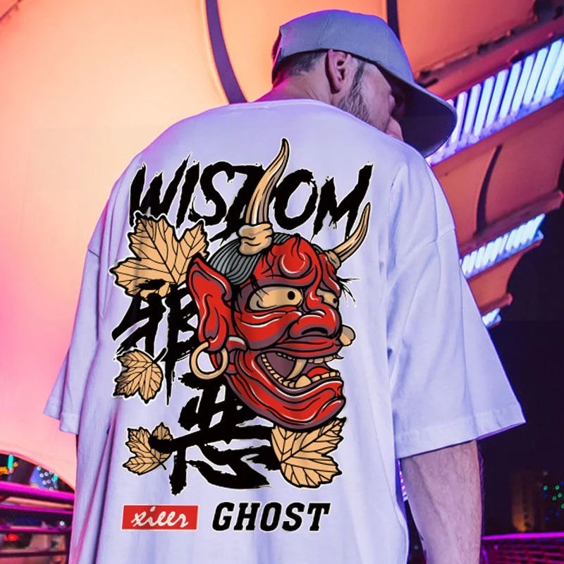 Camisa Camiseta Básica Carranca Algodao Wisdom Ghost Verao