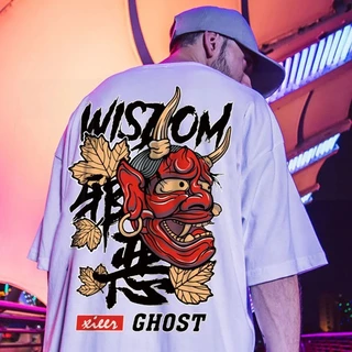 Camisa Camiseta Básica Carranca Algodao Wisdom Ghost Verao