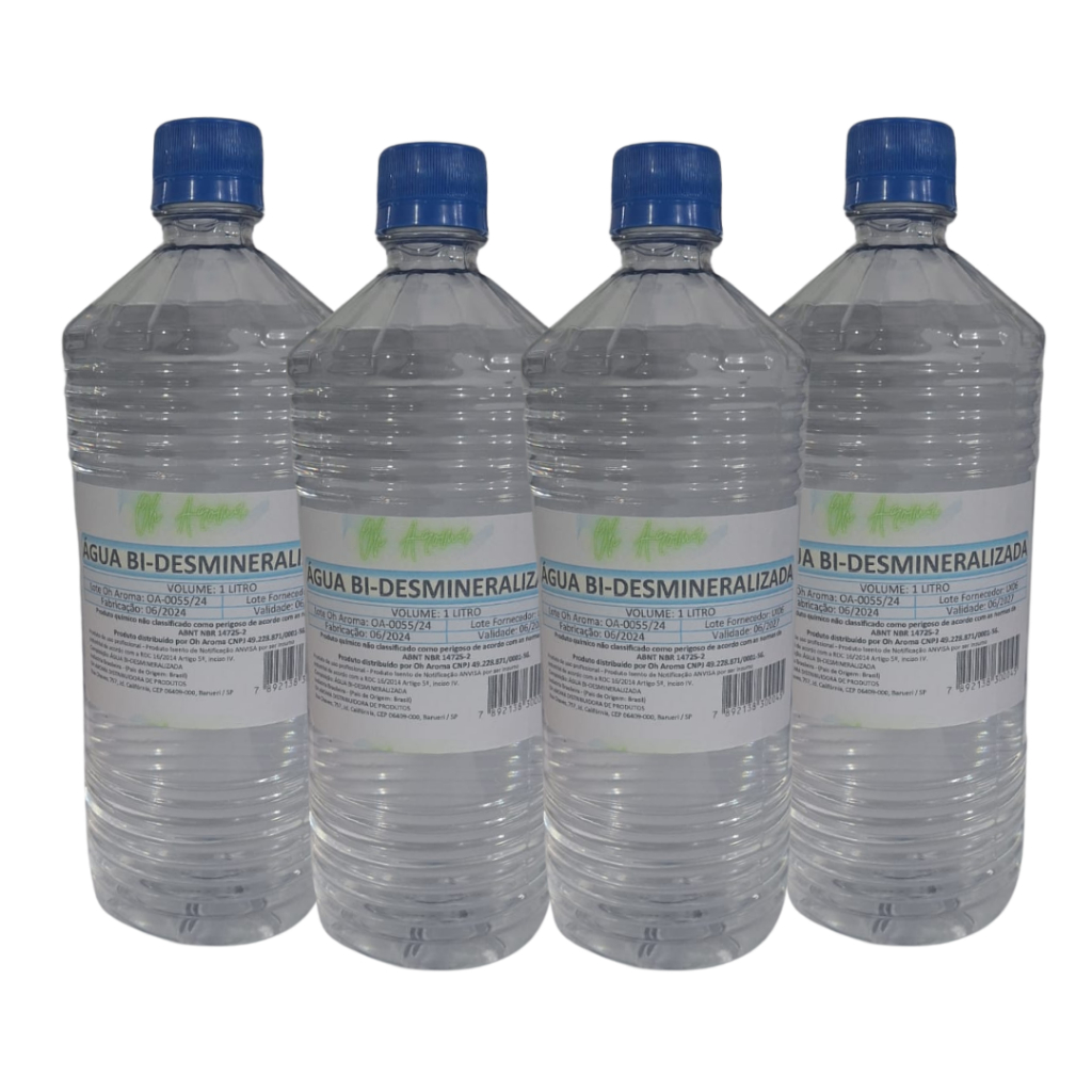 Água Bi-desmineralizada 4l Essencial Refrigeração E Baterias