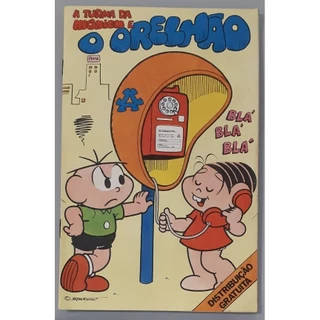 Turma Da Monica e o Orelhão - Maio/1988 - Gibi - HQ - Mauricio De Sousa - Bom Estado