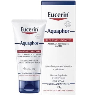 Pomada Reparadora Aquaphor Eucerin 49g - Pele Seca, Hidratante Intensivo para Rosto e Corpo
