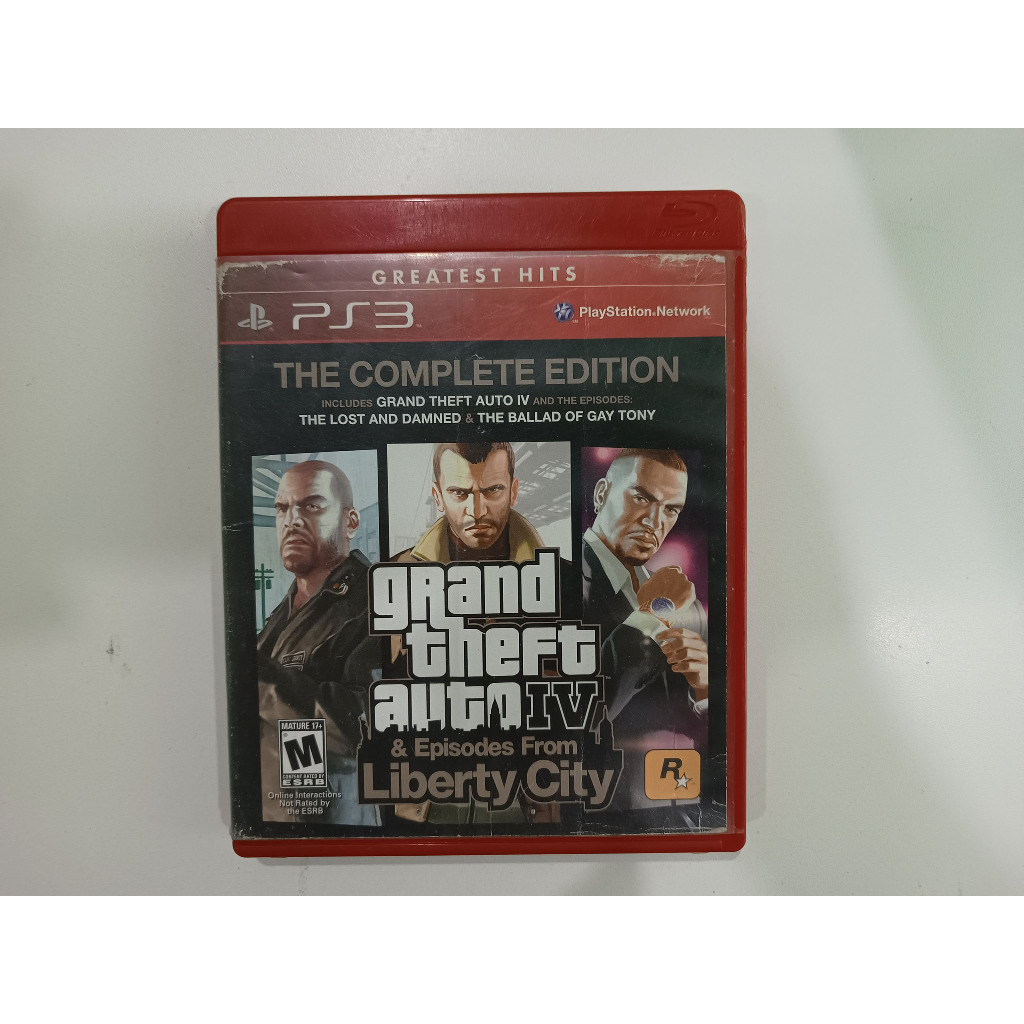 GTA Grand Theft Auto IV & Episodes From Liberty City The Complete Edition - Playstation 3 Ps3 Mídia Física