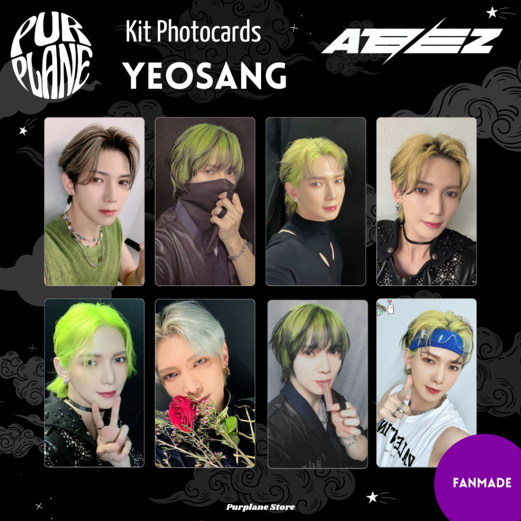 Yeosang Selca Photocards Ateez Kpop Fanmade | Shopee Brasil