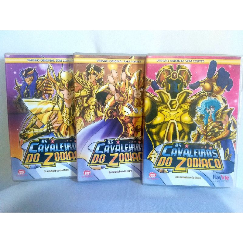 Dvd Box Os Cavaleiros do Zodíaco - Original Play arte | Shopee Brasil