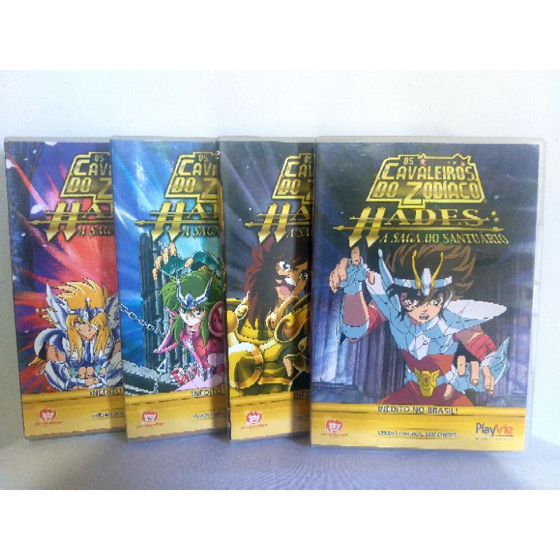Dvd Box Os Cavaleiros do Zodíaco - Original Play arte | Shopee Brasil