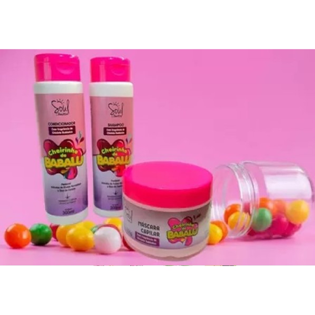 Pack Sortidos 03 caixas Kit Capilar Soul Cosméticos Sh+Con+Masc