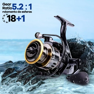 Molinete De Pesca Profissional De Resistência Máxima 70kg 18 + 1BB 5 ; 2 1 Mão Esquerda E Direita