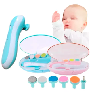 Lixa de Unha Elétrico Aparador Cortador Para Bebê Infantil Com Estojo em Oferta na Shopee