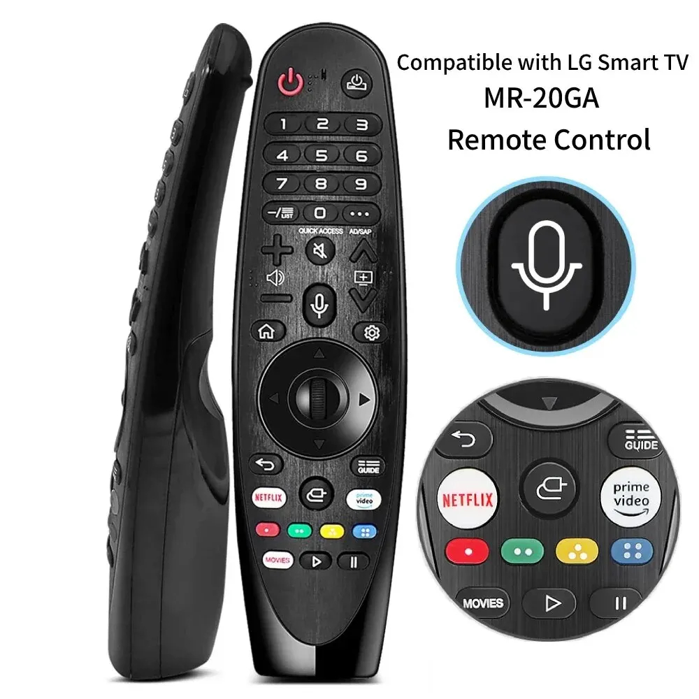 Controle Remoto Magic akb75855501 para LG TV inteligente, Com Comando de Voz, an-mr20ga, mr19ba, mr18ba, mr650a