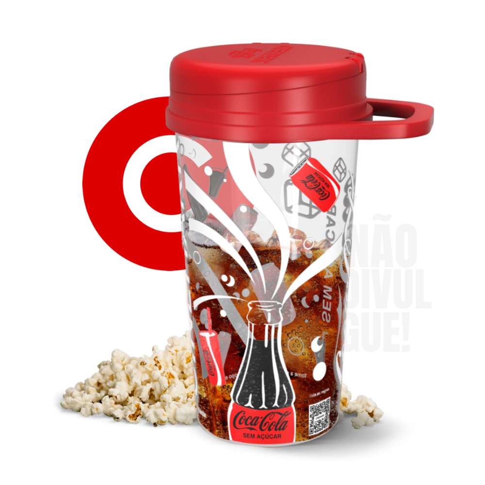 Copo de Cinema Coca Cola Reutilizável - Exclusivo Cinemark