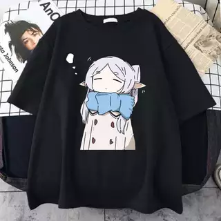 Camiseta Anime Sousou No Frieren Harajuku Aesthetic Unissex
