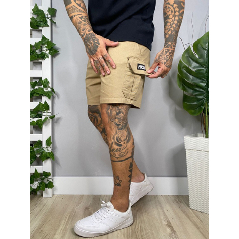 SHORT masculina cargo brim Sarja HI GH com bolso lateral PROMOCAO