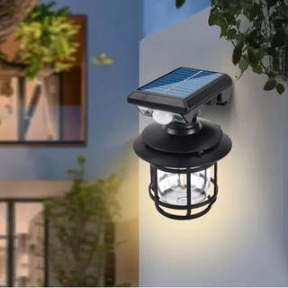 Luminária Solar Lâmpada Led de Jardim Luz com Automática A Prova D'água Arandela Externa