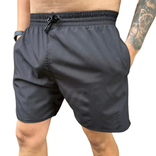 Short Bermuda Masculina Treino Corrida Academia Mauricinho Tactel Neymar Praia Piscina Lisa