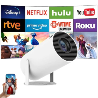 Mini Projetor Portatil Smart Imagem Games Filmes Wifi Espelhamento Bluetooth 4k Full Hd universal