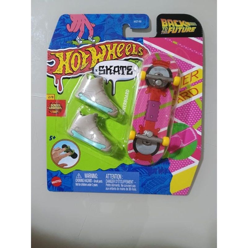 Hot Wheels Fingerboard Skate De Dedo Back To The Future