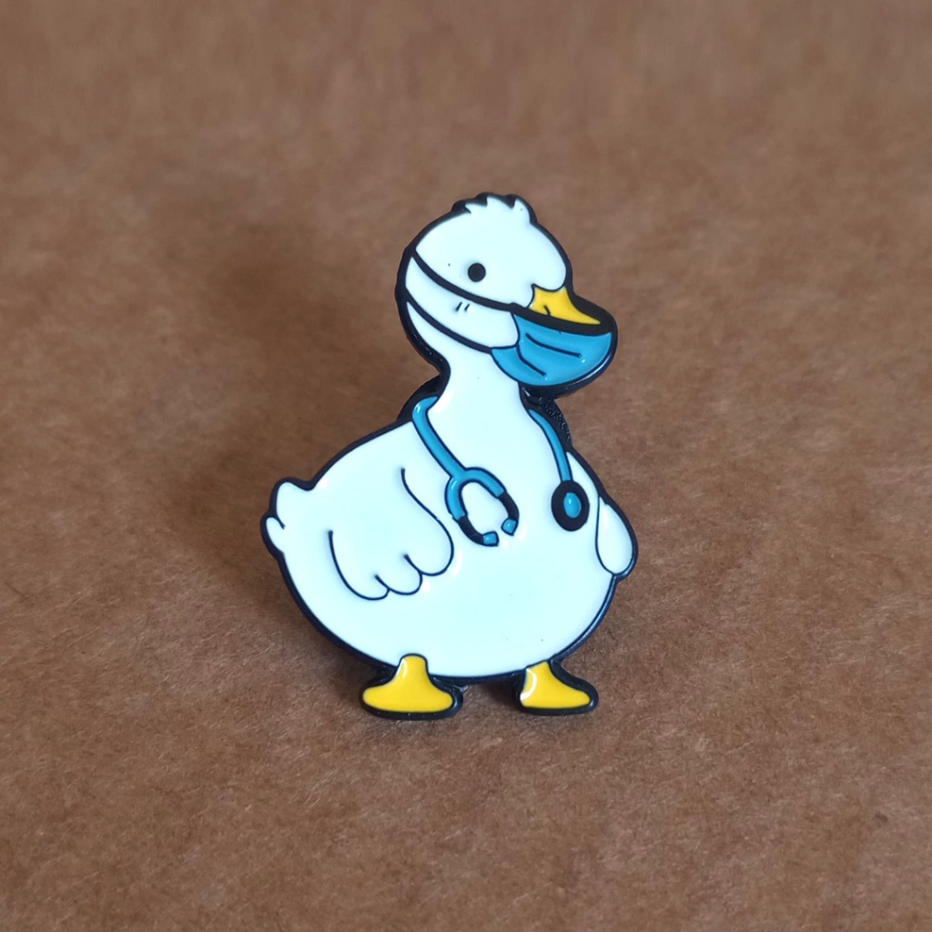 Pin Broche Doutor Ducktor Pato Médico Veterinário Ciência Saúde ...