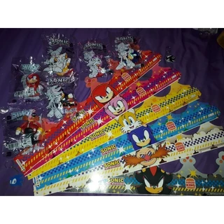 Sonic Burger King - Coleção completa + Coroas colecionáveis + Brindes !! consulte!!