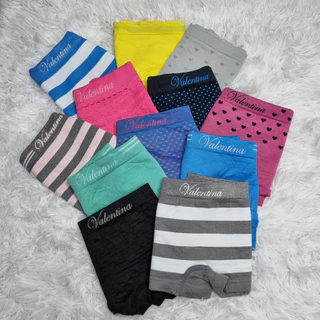 kit Calcinha Shortinho Box Cueca Feminina Sortido Adulto