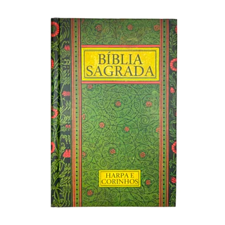 Bíblia Sagrada | Letra Gigante | ARC | Capa Dura com Harpa | VintageVerde