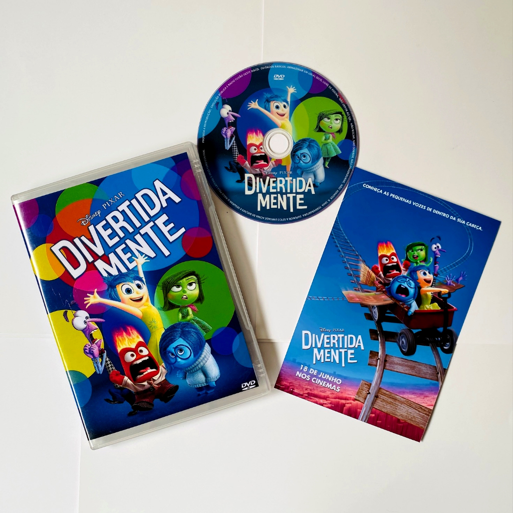 DVD Divertida Mente 2015 Inside Out Dublado e Legendado | Shopee
