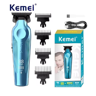 Kemei-264 Máquina de acabamento, Portátil Recarregável Bivolt Profissional Sem fio USB com 7.500 RPM