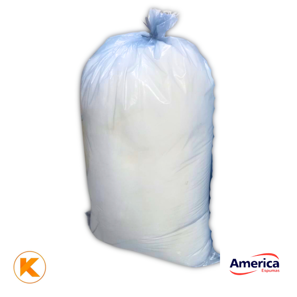 1Kg Fibra de Silicone Para Enchimento de Travesseiros e Almofadas