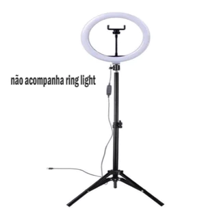 Tripé Para Iluminação Led 2.1 Metros Universal Celular Para Ring Light