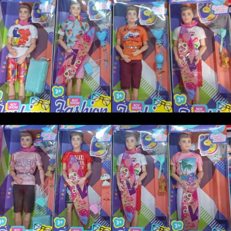 Boneco Ken Fashionista Vários Modelos Articulado Shopee Brasil