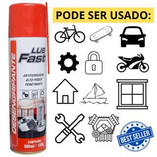 Lub Fast Desengripante Original em Spray 300 ml Original