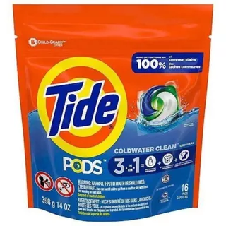 Detergente De Roupa Tide 16 Pods Spring Meadow Scent