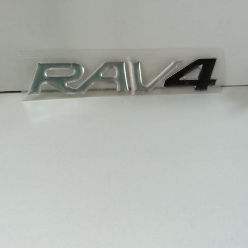 Emblema Letreiro emborrachado Toyota RAV4 | Shopee Brasil