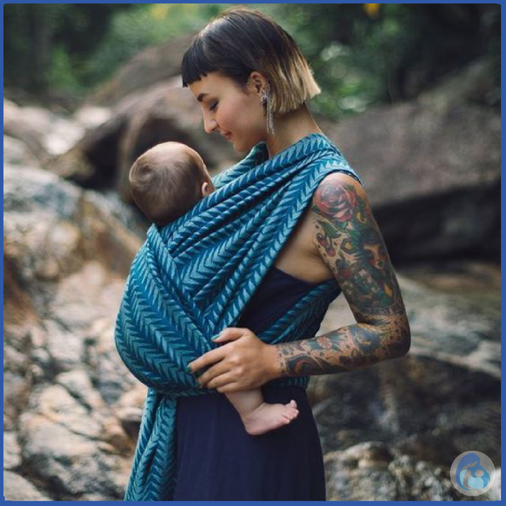 Sling Wrap para Bebe Rescem Nascido ate 25kg Carregador Canguru Maternidade Respirável Passeio