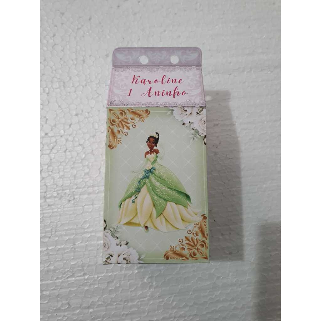 CAIXA MILK - A PRINCESA E O SAPO - KIT FESTA DE ANIVERSÁRIO | Shopee Brasil