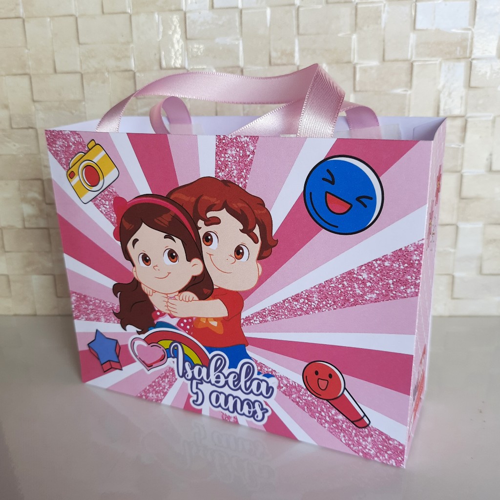Sacola Surpresa Lembrancinha Personalizada Maria Clara e JP | Shopee Brasil