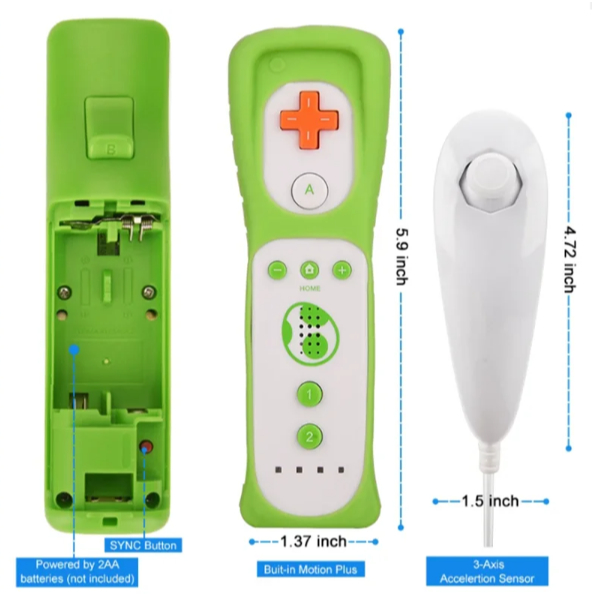 Nintendo wii selling remote plus Yoshi