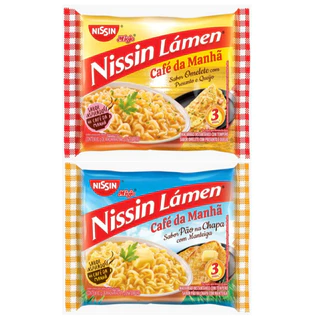 Miojo Cafe da Manha Nissin Lamen - Omelete e Pao na Chapa