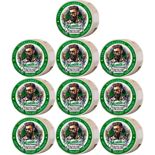 10 cera Modeladora 120g - 8 Modelos a escolha monster barber Bancada Preço revendedor