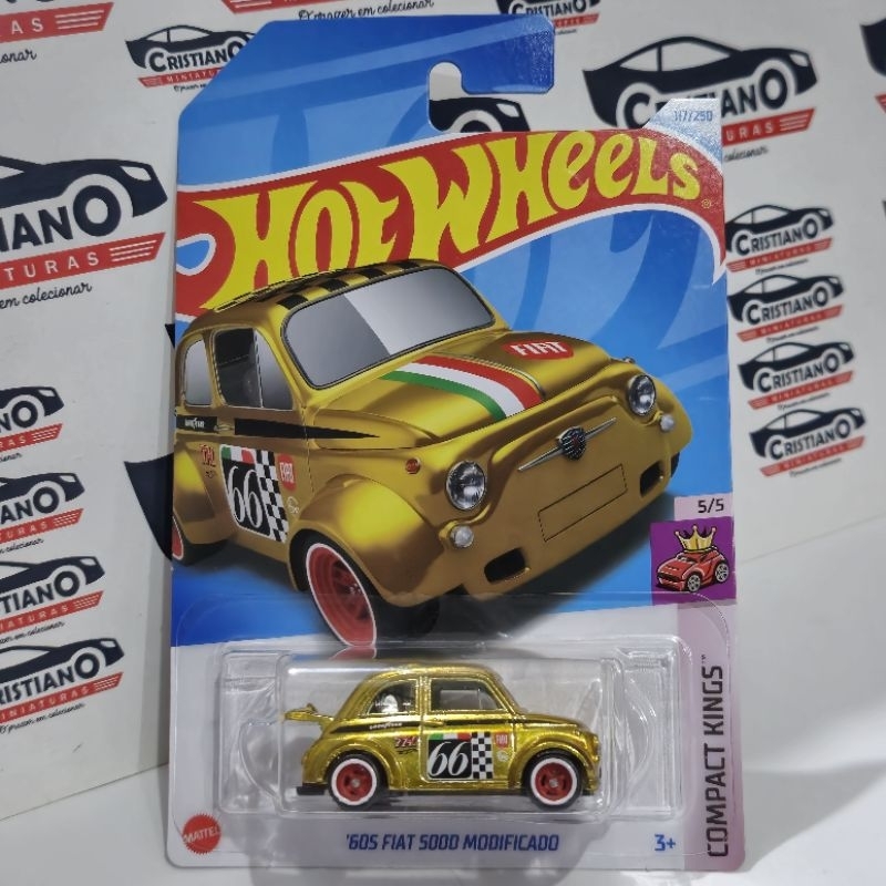 60S Fiat 500D Modificado Super THunt Hot Wheels 2024 Lote E HTF34