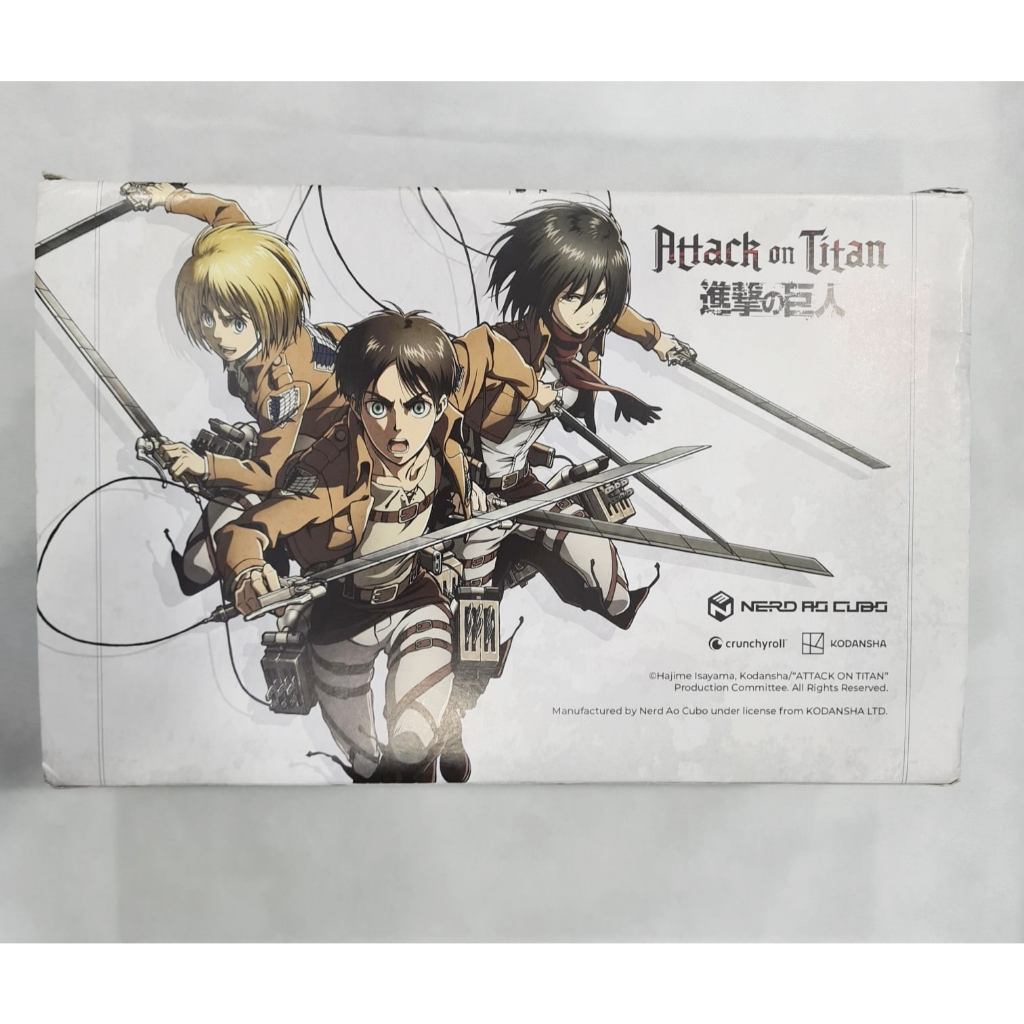 Caixa/Box Attack on Titan (Nerd ao Cubo) | Shopee Brasil