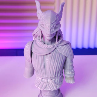 Malenia | Blade o Miquella - Elden Ring Busto Figure Resina Sem Pintura 17cm de altura