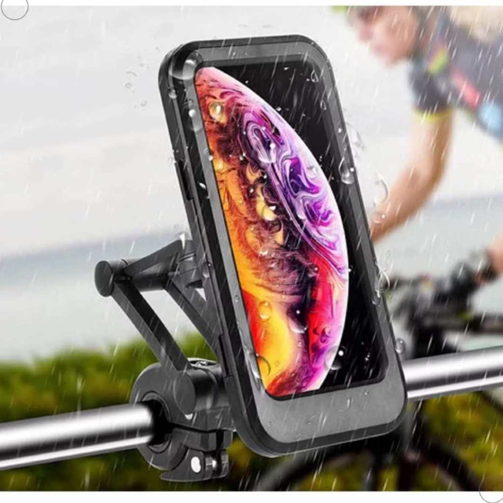 Suporte Case de Celular Para Moto ou Bike a Prova d'água - Impermeável ...
