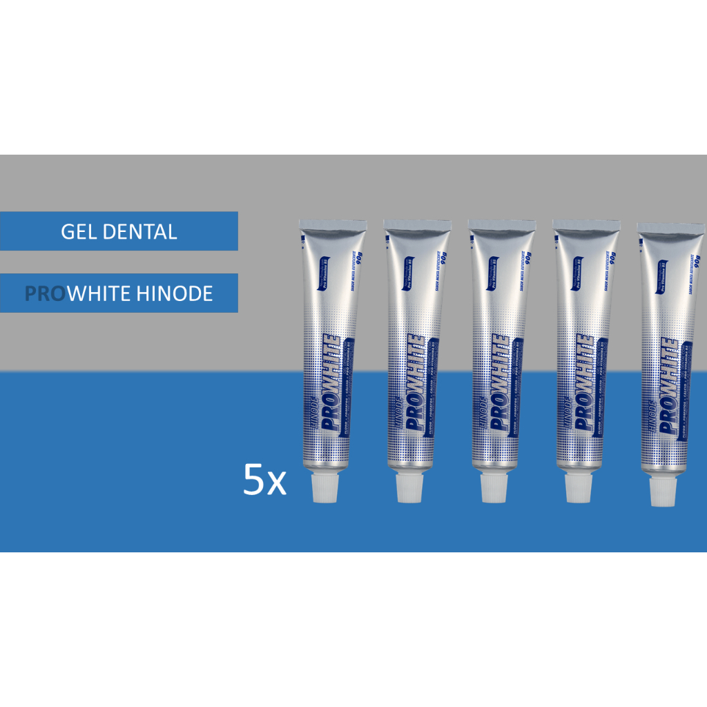 Cinco unidades de Gel Dental Prowhite Hinode 90g