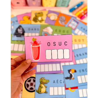 Jogo de Alfabetização Desembaralhe as Letras