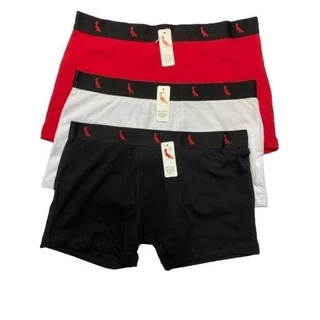 Cueca Boxer Masculina Kit com 3 unidades Algodão
