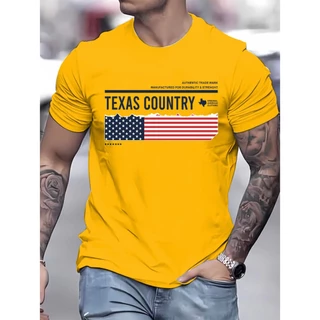 camiseta country texas masculina America rodeio vaquejada agro basica