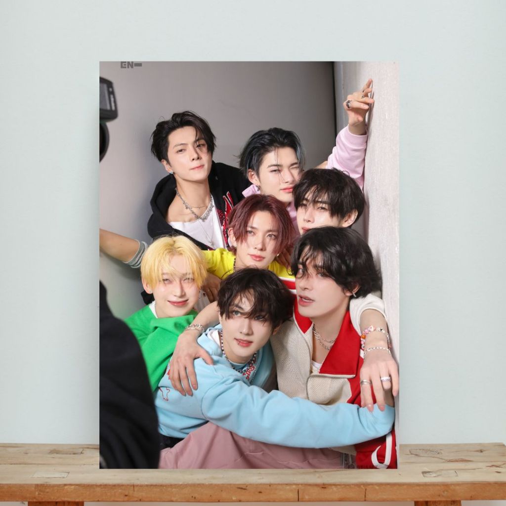 Quadro em Metal Print Personalizada ENHYPEN - KPOP ( Tamanho