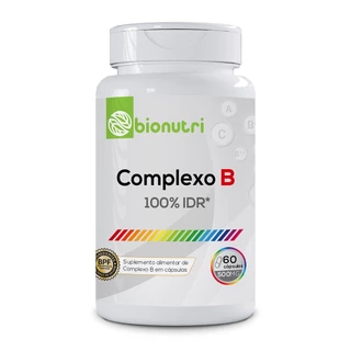 Complexo B - 100% IDR - 60 cápsulas 500mg - Bionutri