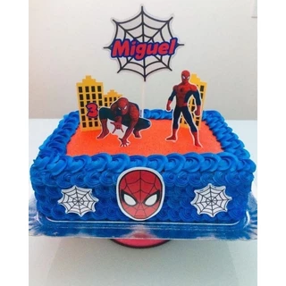 Topo Topper Bolo Homem Aranha