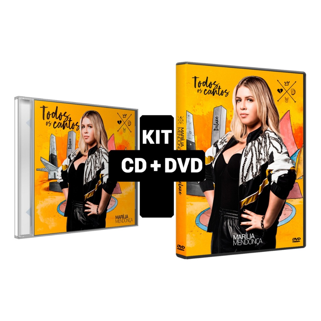 CD+DVD Marília Mendonça - Todos Os Cantos - Deluxe (fan-made